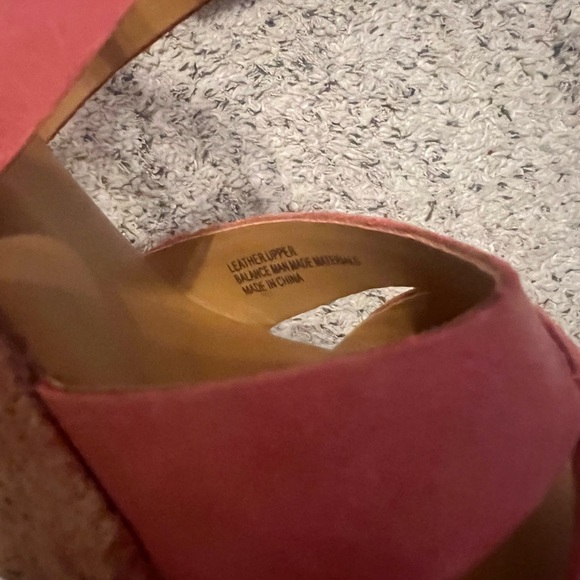 Kork-Ease Pink Wedge Sandals with Cork Platform - Picture 11 of 14